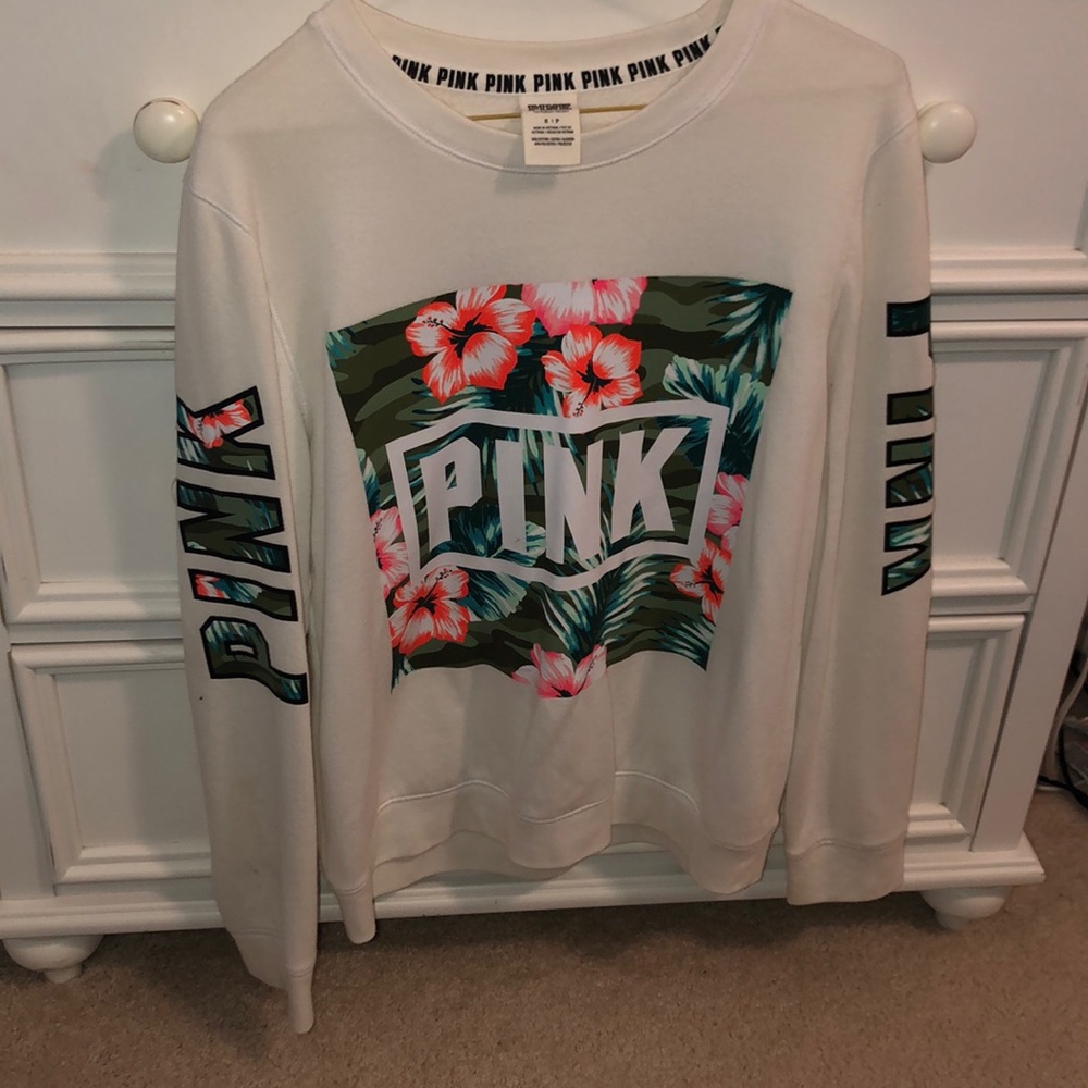 “Pink” Tropical white and neon noodie